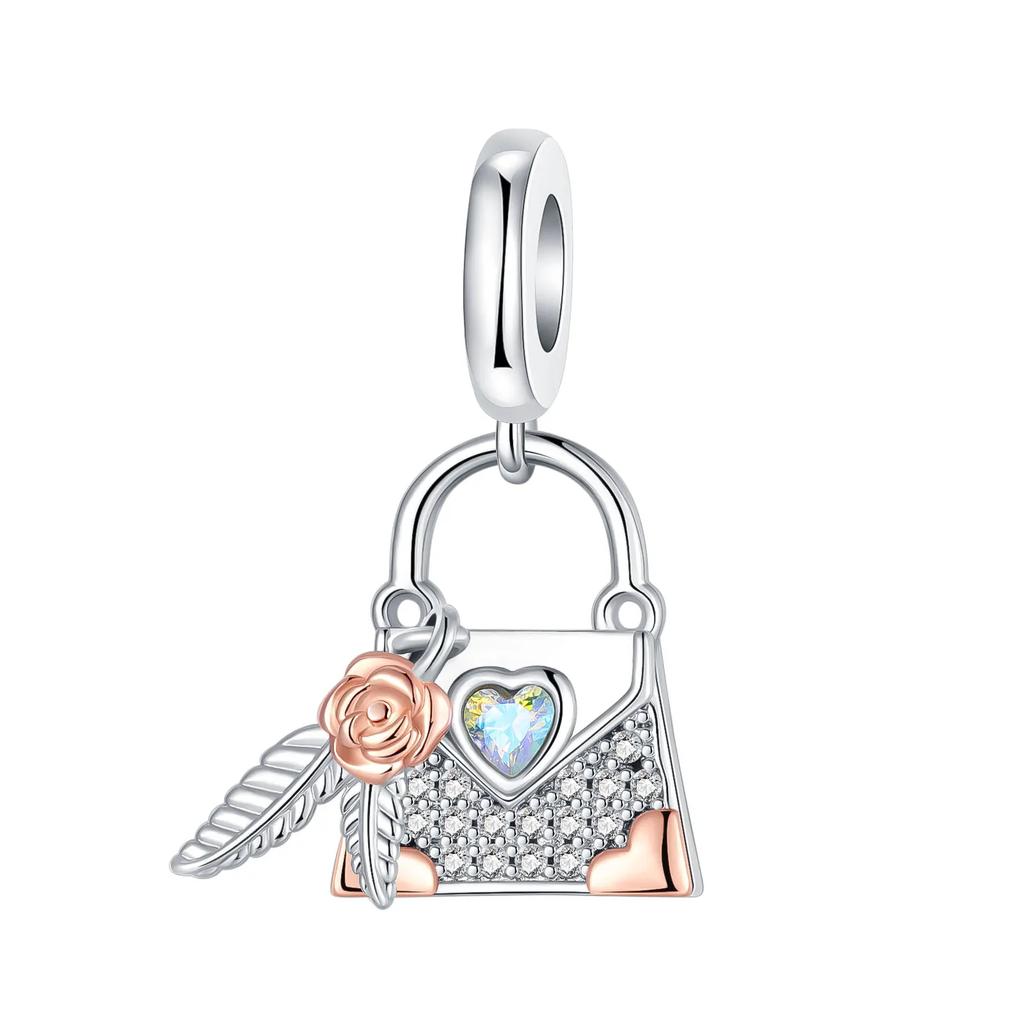 Silve Rose Gold Tree Of Life Butterfly Series Charm Fit 4Mm Aperture Bracelet Charm Bead Necklace Diy Women Jewelry