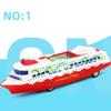 Model Toy Cruise Boat Model Simulation Pull Back Ship Novelty Sliding Steamship  Boys Toys