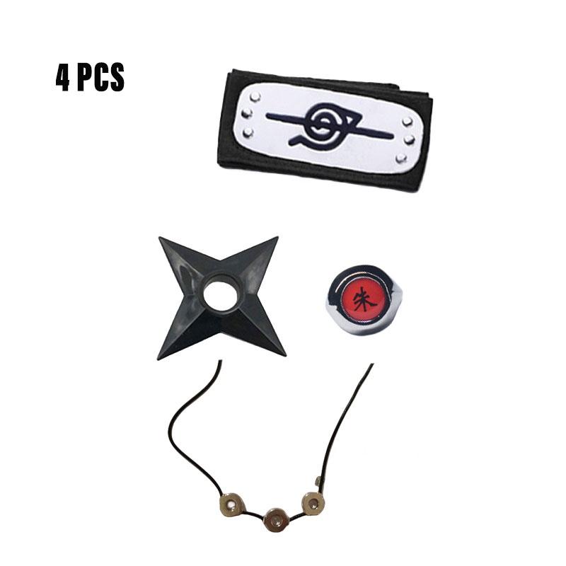 Набор ожерелий-колец в стиле Наруто, АБС-пластик, подарок для фаната аниме, персонажи)