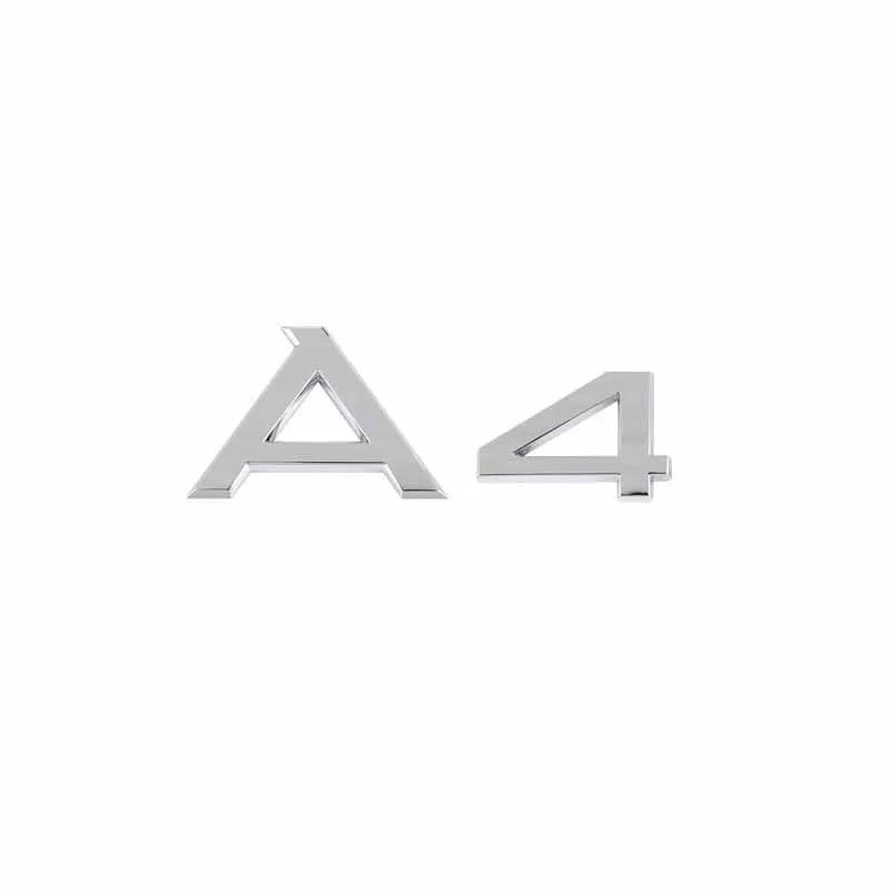 New Auto Accessories Suitable For sjhy3 A4 2008-2017 Car Logo 4 Ring Front Grille Badge Rear Emblem Quattro Sline Sticker