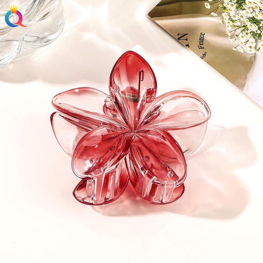 Fashion Bauhinia Egg Flower Hair Clip Back Head Bun Grab Clip Shark Hair Clip Accessories