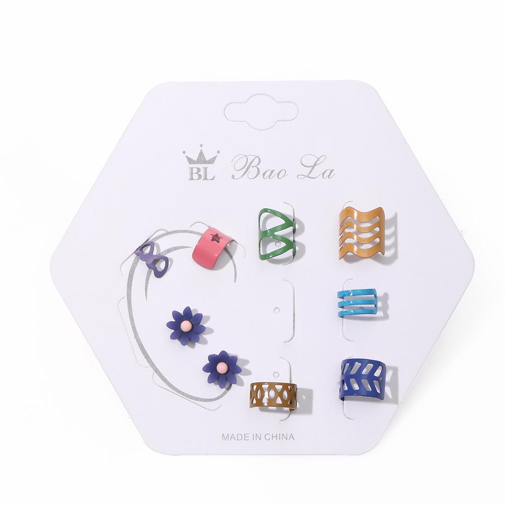 Женские серьги-капли из богемского кристалла в стиле ретро 2023 года — набор из 5 штук