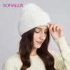Womens New Warm Knit Hats for Winter Fashion Decoration Skull Cap Cuff Beanie Hats Outdoor