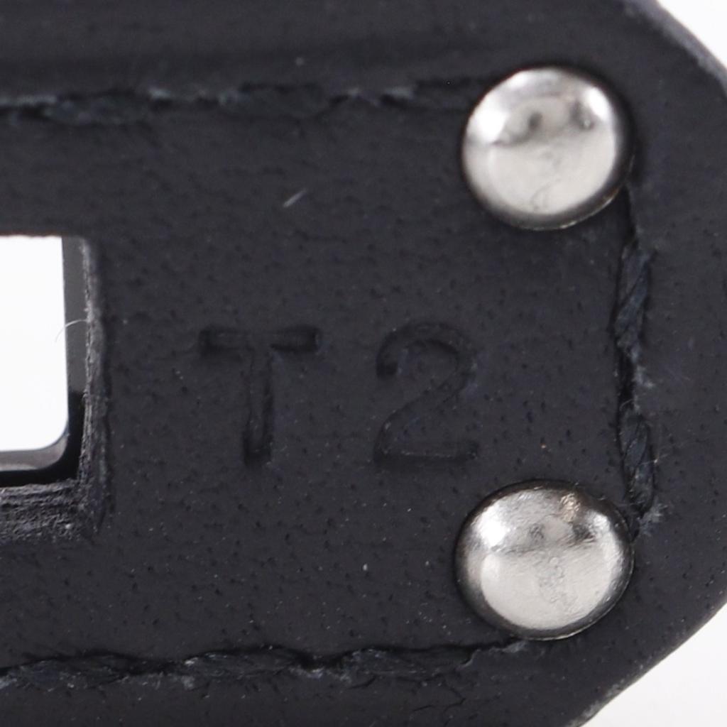 HERMES Kelly Bracelet Double Tour Bracelet monochrome black Shave 18.2g Women Used