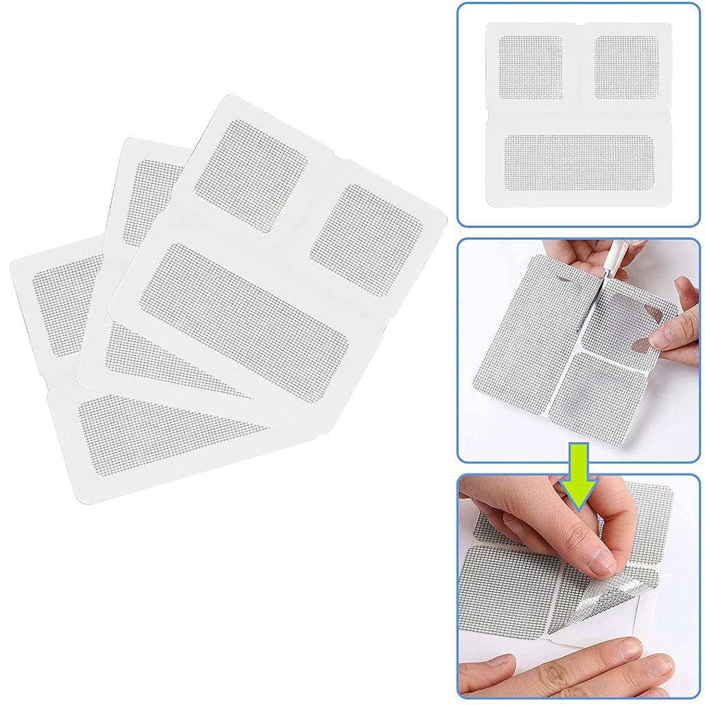 Самоклеящиеся наклейки-заплатки для покрытия сетки на окне, прочные, от насекомых, для ремонта сетки, липкие заплатки, сетки