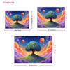 2D Cosmic Tree Backdrop for Fantasy, Celestial or Magical-themed Party Decoration