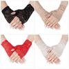 Fashion Half Finger Dance Lace Gloves Short Gloves Driving Gloves Fingerless Mittens