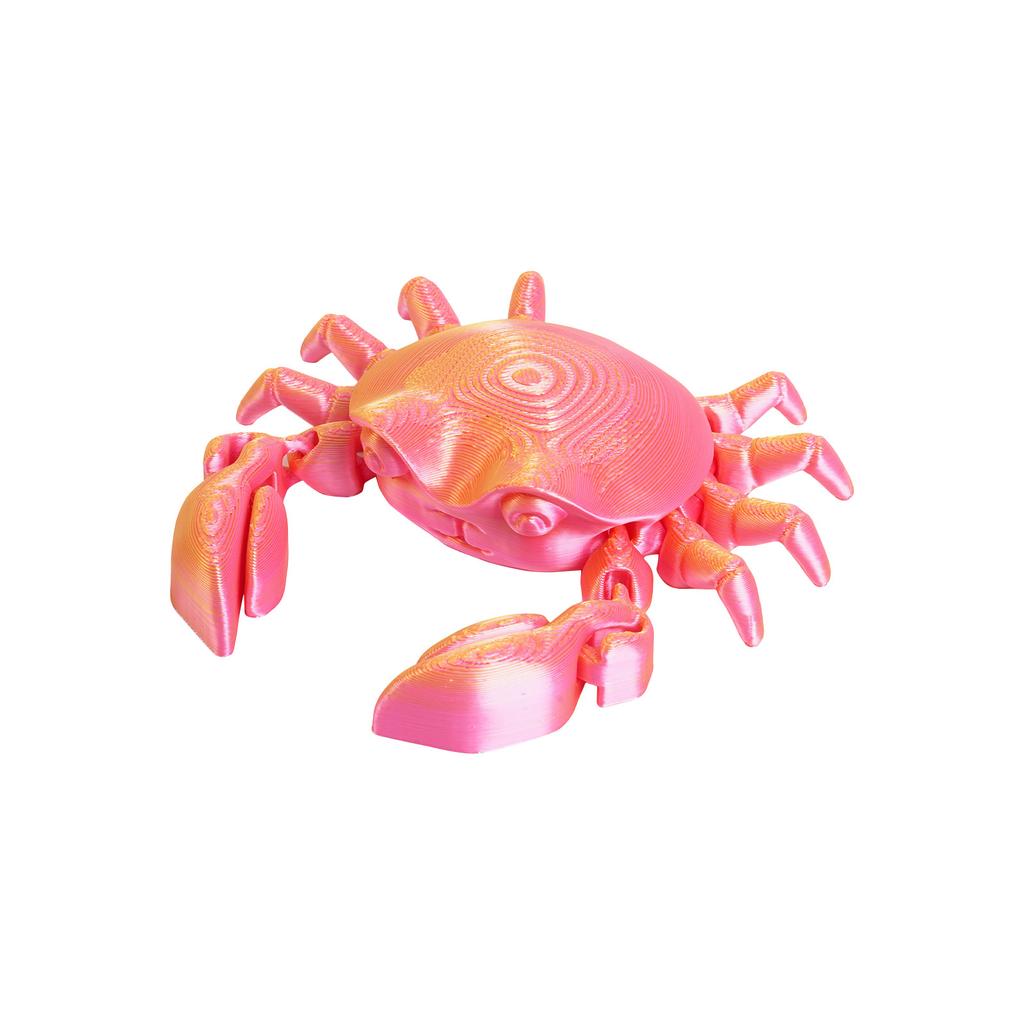 3D-печатный краб, модель сустава, гибкое суставное животное, статуэтка животного из морепродуктов, недорогие 3D-печатные изделия, снятие стресса, снятие раздражительности, игрушки для людей с СДВГ