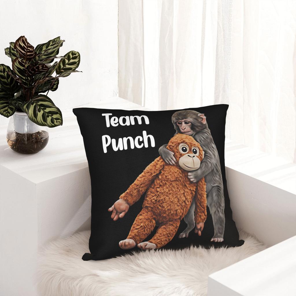 Punch Monkey Pillow Case Soft Pillow Cover For Sofa Car Home Decor Kawaii Pillowcases