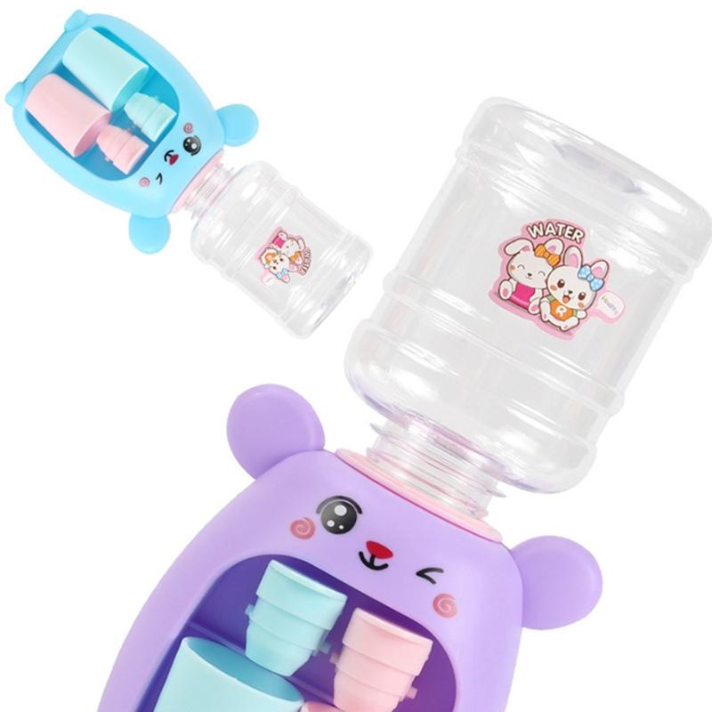 9x18.5cm/3.54x7.28in Girls Water Dispenser Children Lifelike Kitchen Appliance Educational Set Toys for 3-8 Year Old