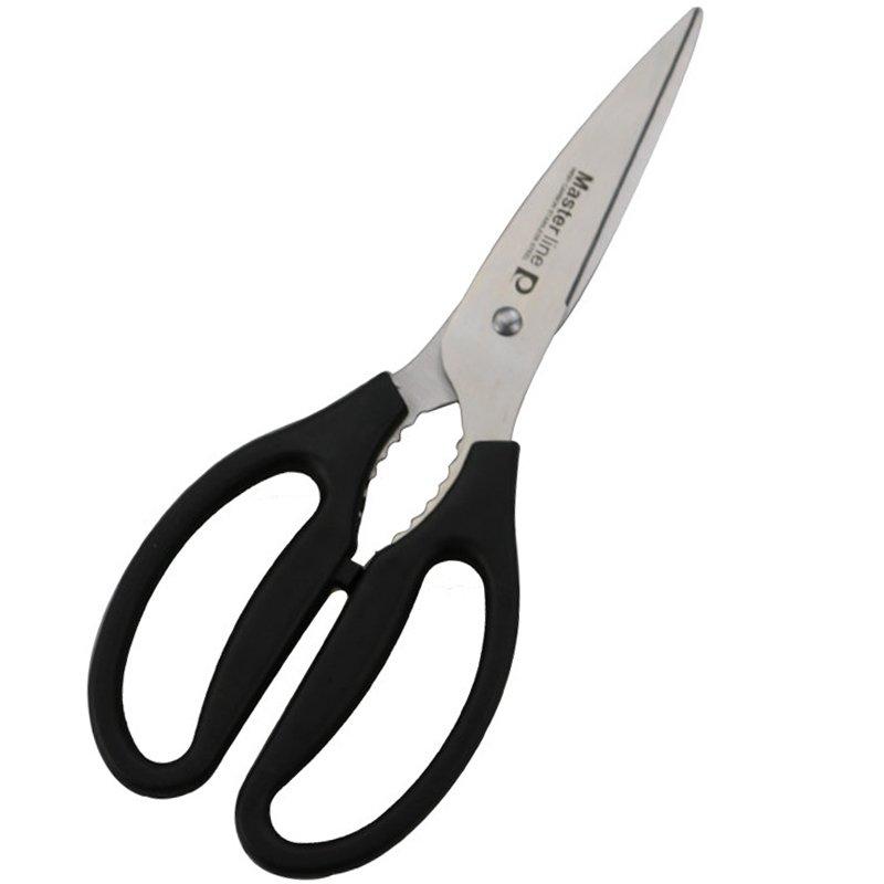 Pearl Metal Кухонная разделочная доска Master Нож из нержавеющей стали, Ножницы, Набор из 3 предметов, Line2, Сталь, Черный, F-2180