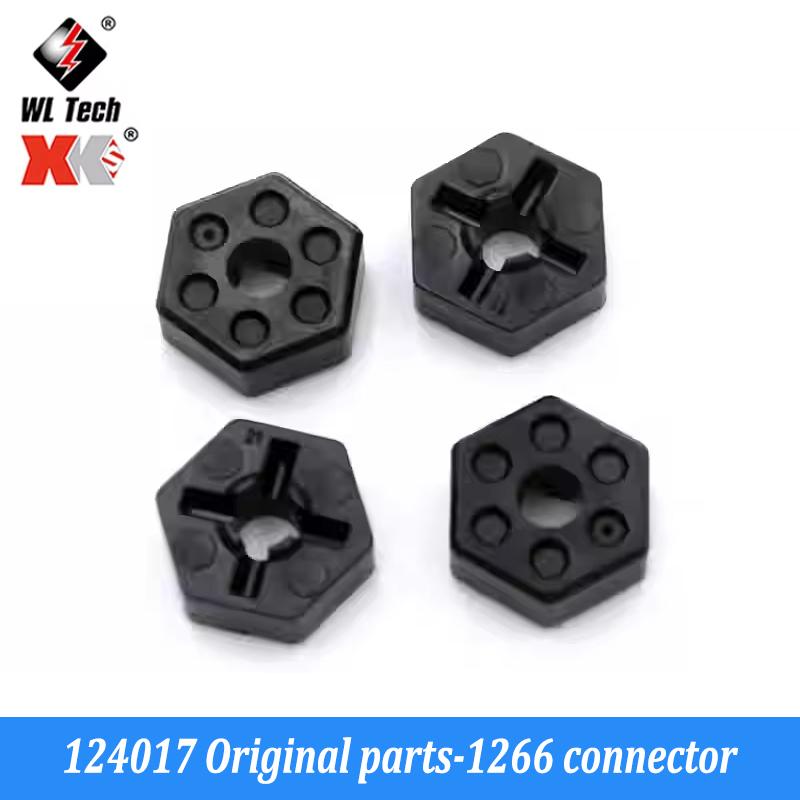 WLtoys 124017 1/12 Motor Gear Differential RC Car Front Rear Tie Rod Central Drive Shaft Assembly Screw Set Bearing Spare Parts
