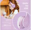 Детские наушники Powerlocus P2Kids фиолетовый/белый