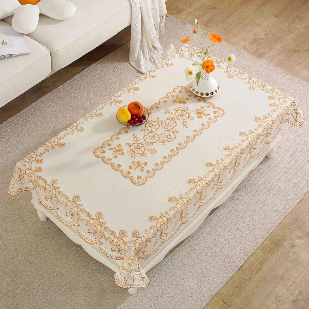 Oil-proof Table Cover PVC Table Pad Party Supplies European Style Tablecloth Dining Table