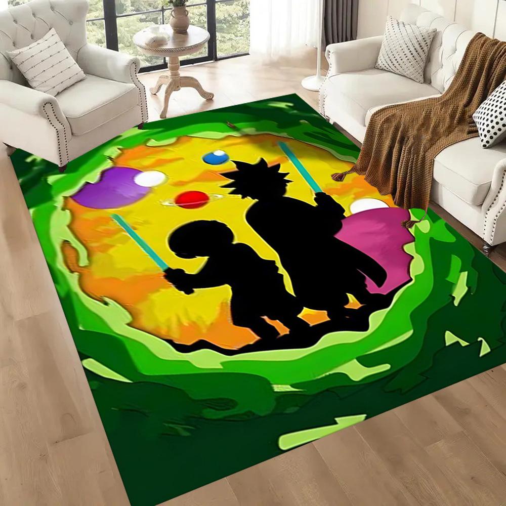 Rick And Morty Square rugs are a great choice for living rooms, bedrooms, home décor, and as gifts.