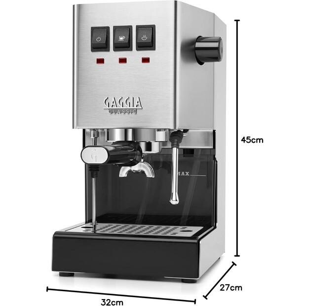 Coffee Machine Gaggia RI9481/11 New Classic Evo Stainless Steel
