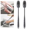 6pcs Silicone Cup Brush Milk Bottle Cleaning Brush Long Handle Water Bottles Cleaner Glass Cup Cleaning Brush Kitchen Cleaning Tools