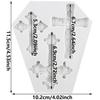 Силиконовая форма Крест Формы для мастики Крест Инструменты для украшения торта Топпер для кекса Конфета Сахарная мастика Полимерная глина