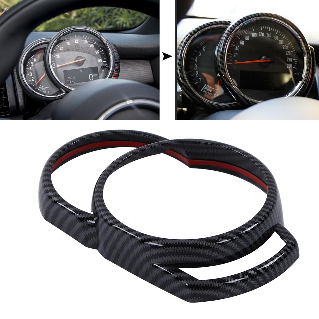 Dashboard Panel Frame Cover Trim Carbon Fiber Style ABS Fit for Mini Cooper Hatchback F54 F55 F56 F57 2014-2021 Car Styling