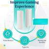 For Wii Remote Wiimote Battery Back Cover Replacement, Plastic Door Shell for Wii / Wii U Wireless Game Controller Repair Part