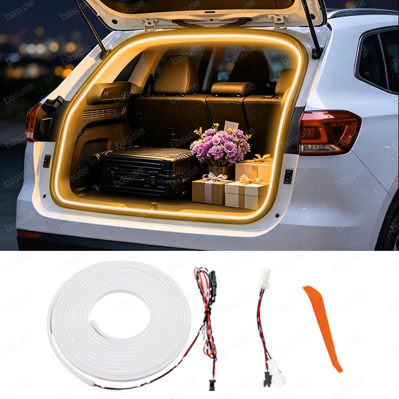 FOR HAVAL H4 Rear Trunk LED Light Bar Strips Trunk Interior Decorative Lamp Strip Car Modification Atmosphere Lights
