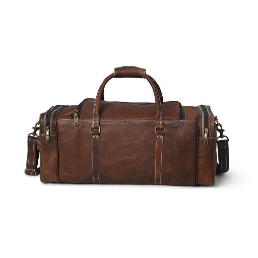 Кожаная спортивная сумка Кожаная дорожная сумка для багажа Сумка для выходного дня, семейная праздничная сумка