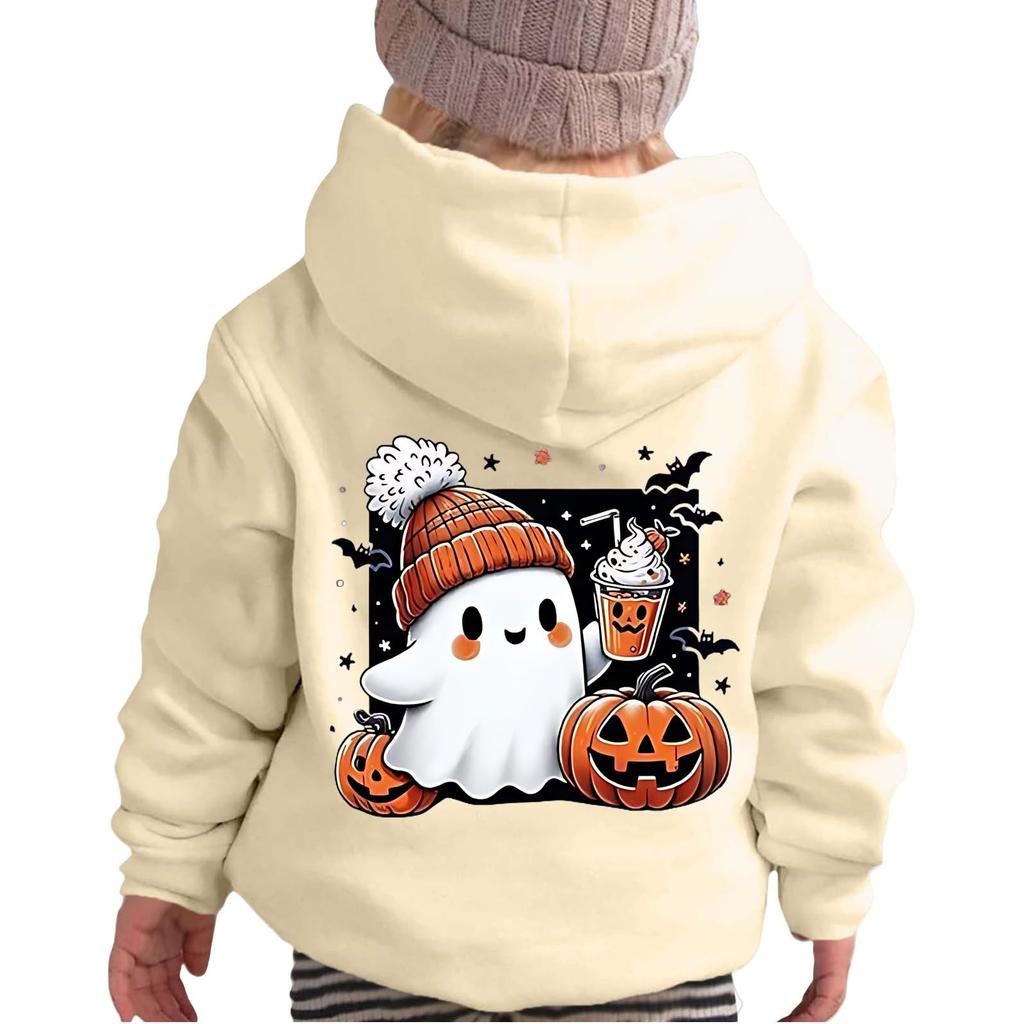 Children's Boys' Fashion Halloween Printed Hoodie Sweatshirt