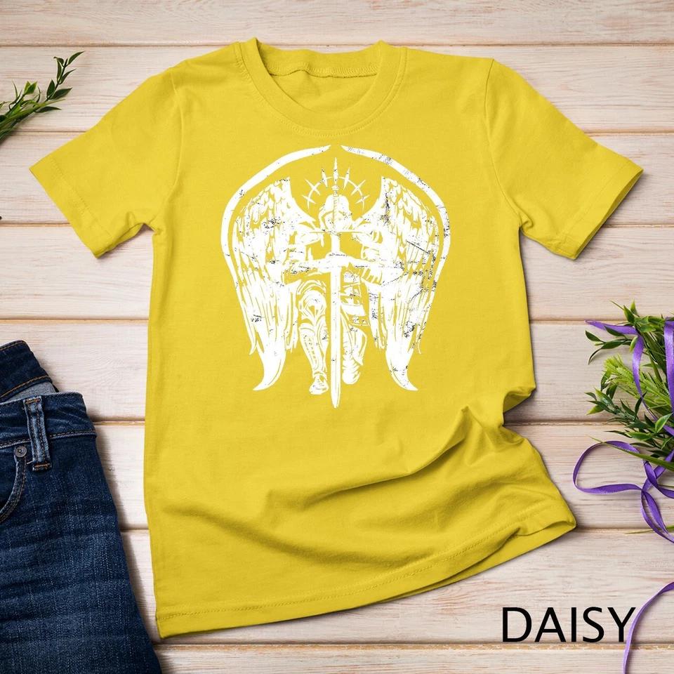 Angel Archangel Michael Christian Warrior Gift Unisex T-shirt 3