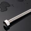 1.5m High Quality Chrome Plated Stainless Steel Shower Tube Water Pipe Flexible Plumbing Hoses