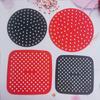 Non-stick Baking Mat Silicone Steamer Pad Round Air Fryer Liner Mat  Pastry Tool Accessories