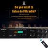 110/220В 555BT Динамический усилитель звука экрана HiFi Стерео Цифровой Bluetooth Усиление Для дома Автомобиля Театра караоке Макс. 2500 Вт