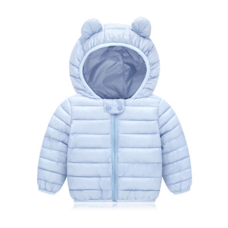 Kids Winter Lightweight Cartoon Hooded Cotton Puffer Jacket Toddlers 1-3 Years