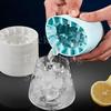 1PC Round Ice Bucket Silicone Mold  Quick Freeze Ice Tray for Refrigerator  Durable DIY Ice Storage Box for Cocktail Barware