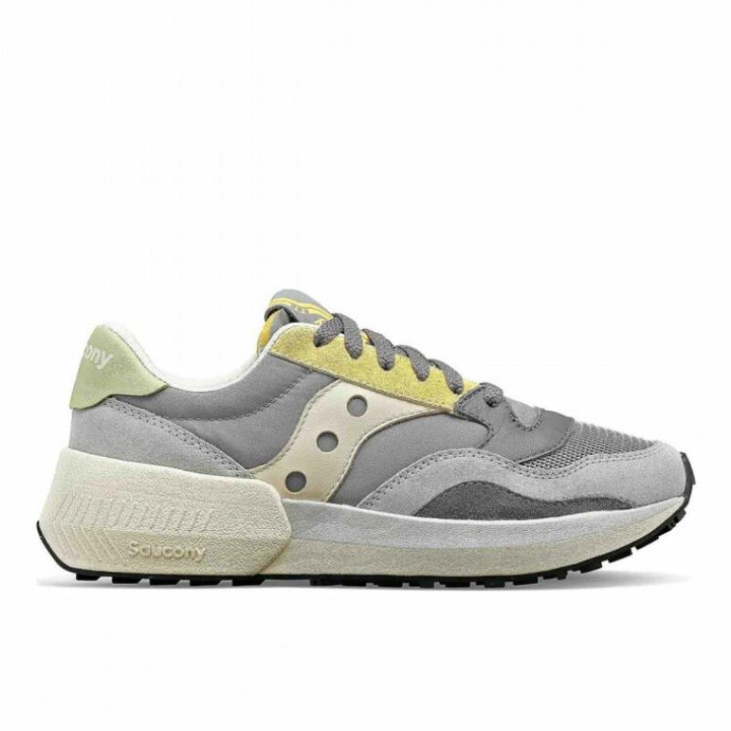 Saucone [включая налог] женские кроссовки S Trainer Logo SneakerS 607905 серые 8 Qc9b272492