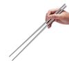 Frcolor Stainless Steel Cooking Chopsticks, Non-Slip, Anti-Heat, Dishwasher Safe, Long, for Cooking, Tempura, Frying, Egg Rolls, Soba, Fried Foods, Ra