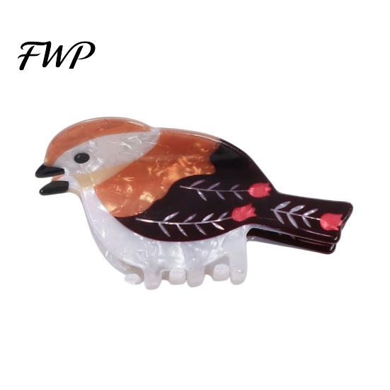 Durable Hair Claw Colorful Bird Clip Strong Hold Non Slip Parrot Sparrow Shape Hummingbird Clamp Accessories for Women Girls Clips