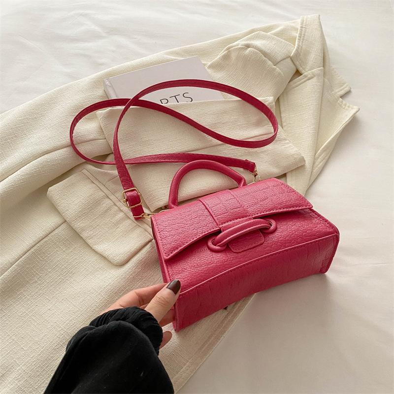 Простая маленькая квадратная сумка, сумка-мессенджер, модная сумочка, женская летняя новая модная сумка через плечо 2024 года