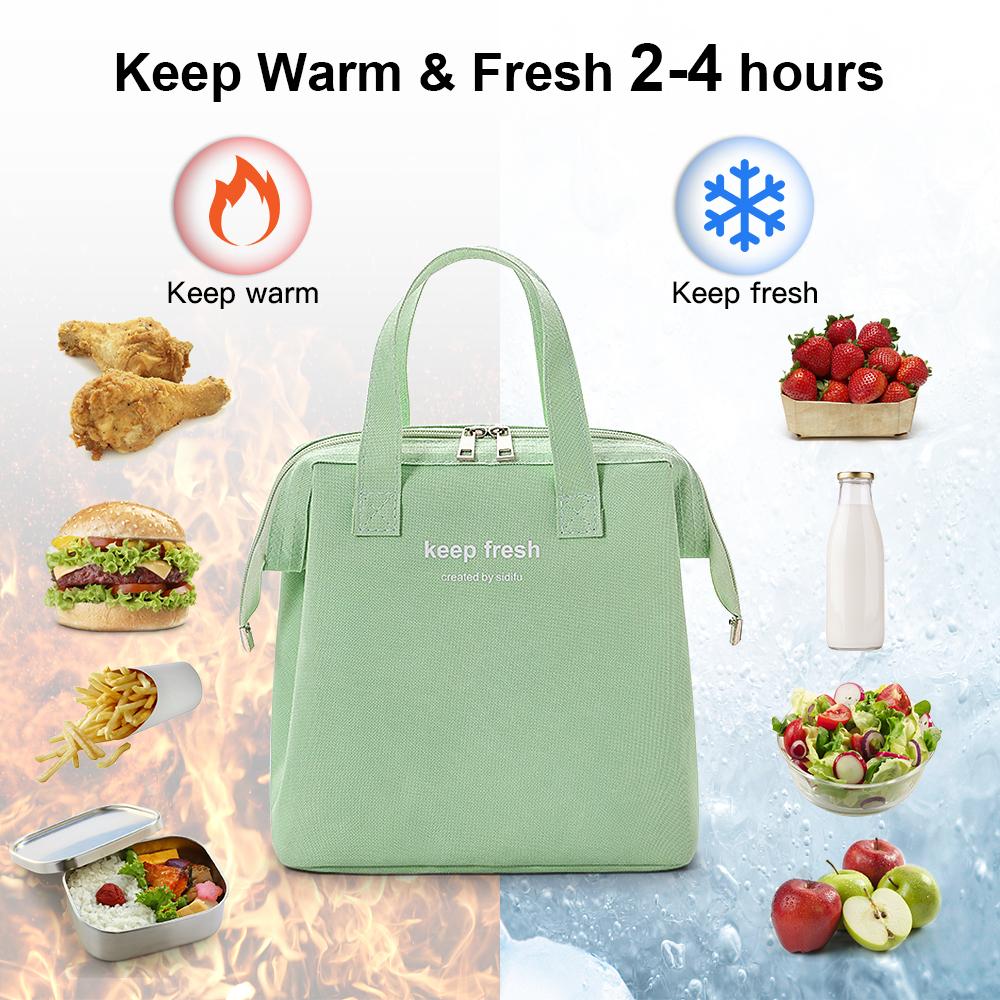 Изолированная сумка-холодильник, портативная термосумка для обеда, сумка для хранения, сумка для покупок, работы, школы, пикника