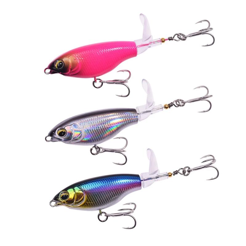 1 шт., 6 г, 10 г, Whopper Plopper, рыболовная приманка, карандаш для верхней воды, искусственная жесткая наживка для окуня, мягкие вращающиеся хвостовые воблеры, рыболовные снасти