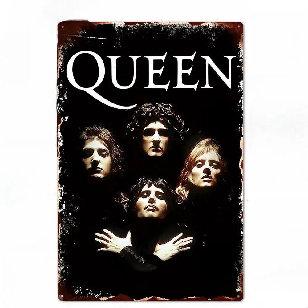 Vintage Rock Band Metal Sign Metal Poster Sign Plaque Metal Wall Plate Workshop Bar Pub Garage Club Retro Home Wall Decor