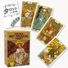 Golden Art Nouveau Tarot Mini How To Read Tarot Cards with Japanese Instructions Authentic Tarot Cards 78 Cards Mini Size