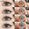 Colored Contact Lenses Fashion Crystal Blue Lenses Gray Color Lenses Brown Natural Lenses Lake Green Fashion Lenses 1 Pair