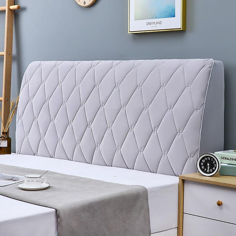 Пледовые чехлы на изголовье, мягкая сумка на спинку, универсальная защита от пыли, удобные двойные покрывала, сплошное цветное покрывало Queen King