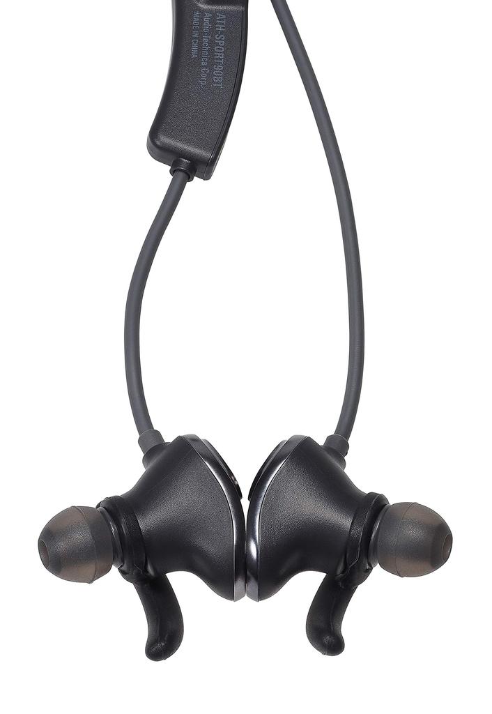 SONICSPORT беспроводные 4 ГБ Bluetooth Remote Metallic Black BK Audio-Technica наушники, водонепроницаемые/для спорта, встроенная память, управление/микрофон в комплекте,