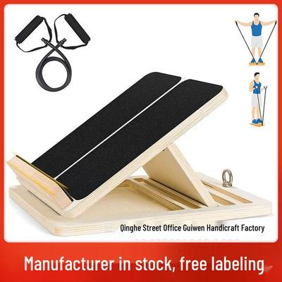 В наличии Регулируемая деревянная доска для растяжки для реабилитации ног и рук