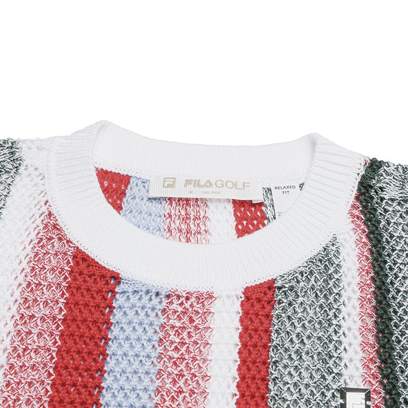 Fila Серия Гольф Удобный Повседневный Приятный для Кожи Короткий Рукав Вязаный Топ Женские топы A11W635415FWT