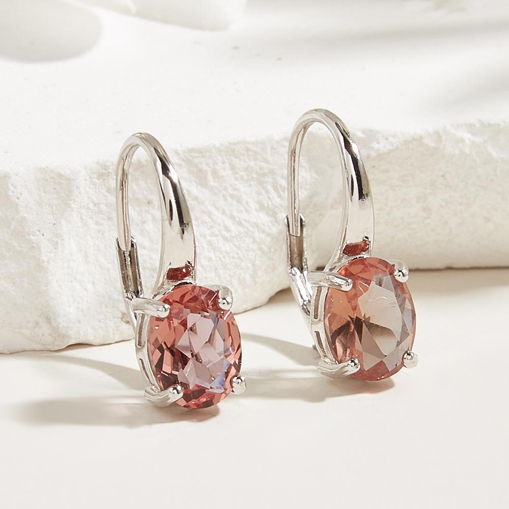 Серьги из стерлингового серебра 925 пробы с простой застежкой, меняющие цвет диаспора, изысканные украшения для женщин, хороший подарок на день рождения