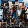 30 см Аниме Фигурка One Piece Луффи Ророноа Зоро Винсмок Санджи Стойка Поза Статуэтка из ПВХ Фигурка Коллекция Игрушка Подарок