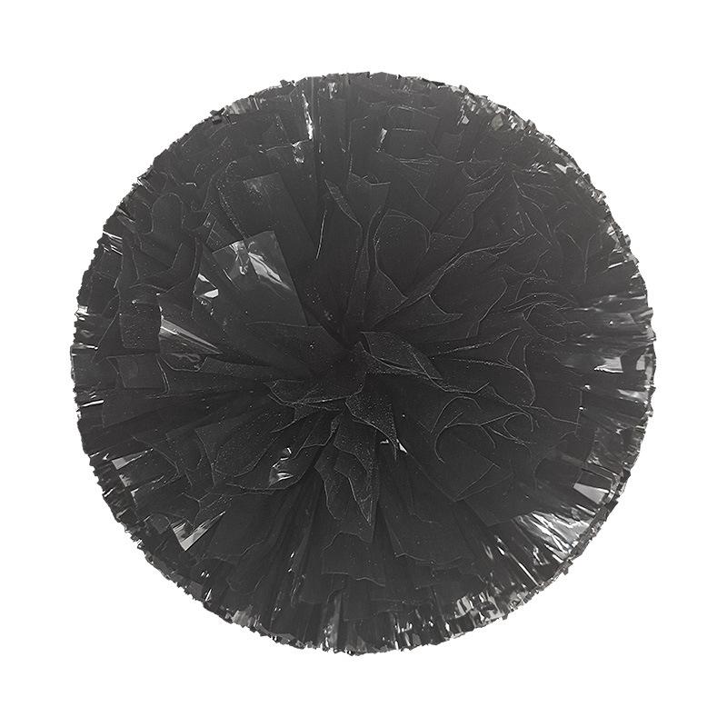 Женские разноцветные помпоны для черлидинга, шарики для черлидинга, черные и синие, золотые, серебряные, красные, зеленые, танцевальные аксессуары для черлидинга