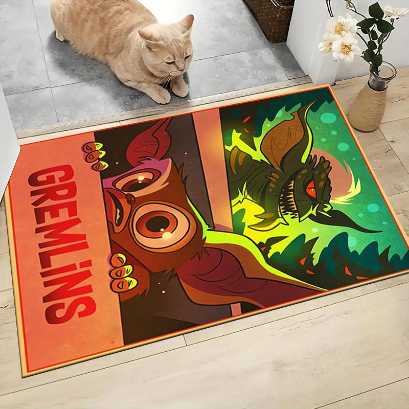 1Pc Gizmo'S Message Carpet Rug Customizable Soft Washable Antislip Home Living Room Sofa Mats Personalized Rug 0917113